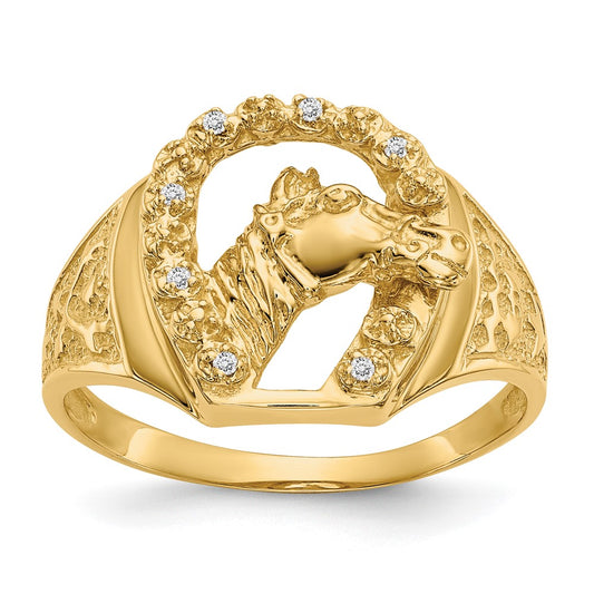 14k VS Diamond men's ring