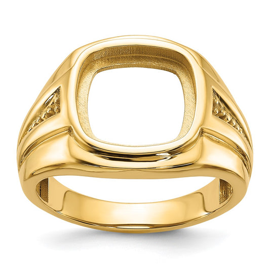 14k Men's Onyx Ring Mounting