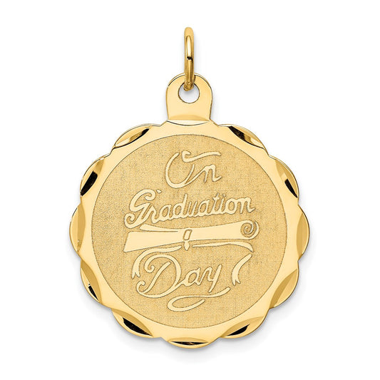 14k ON GRADUATION DAY with Diploma Charm