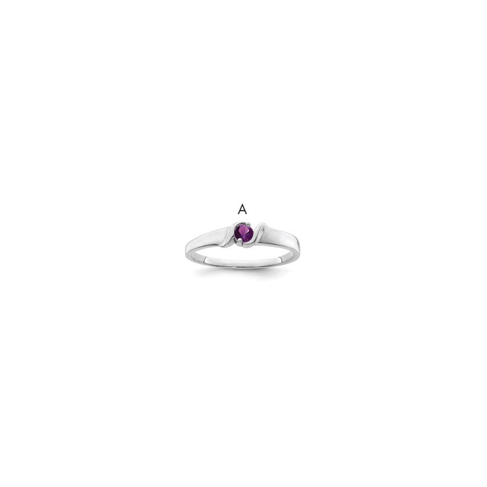 Sterling Silver Rhodium-plated Family Jewelry Mounting