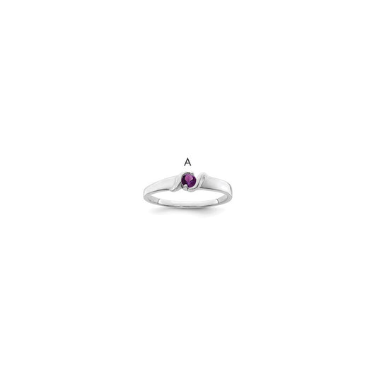 Sterling Silver Rhodium-plated Family Jewelry Mounting