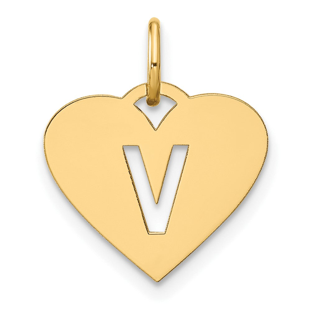 14ky Initial Letter V Initial Charm