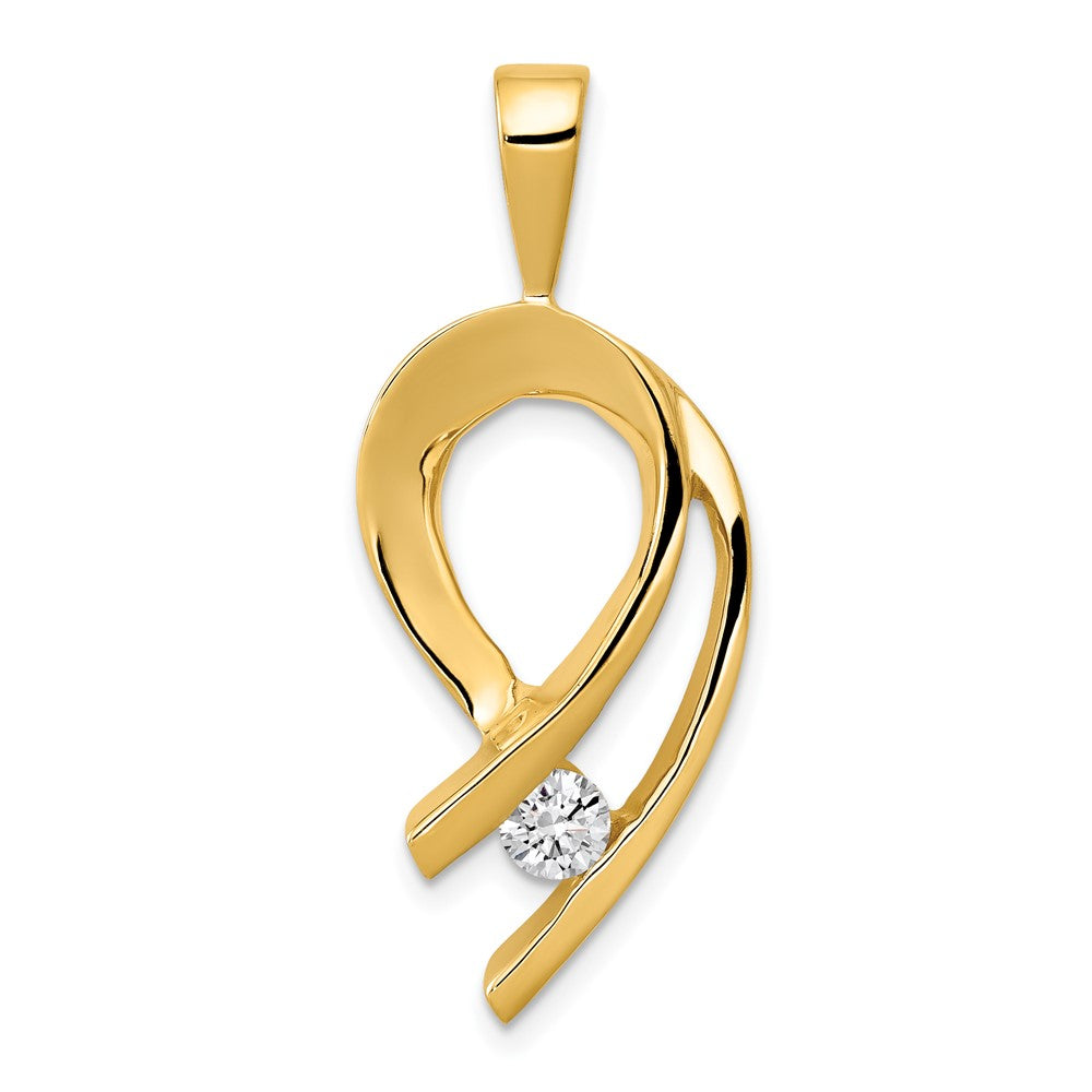 14k Holds 1-4mm stone, AA Diamond Slide
