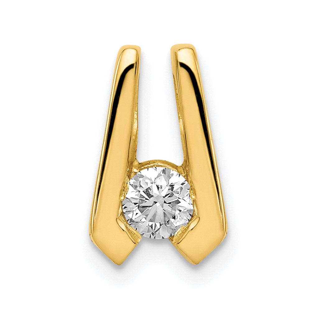 14k VS 4mm Diamond Slide