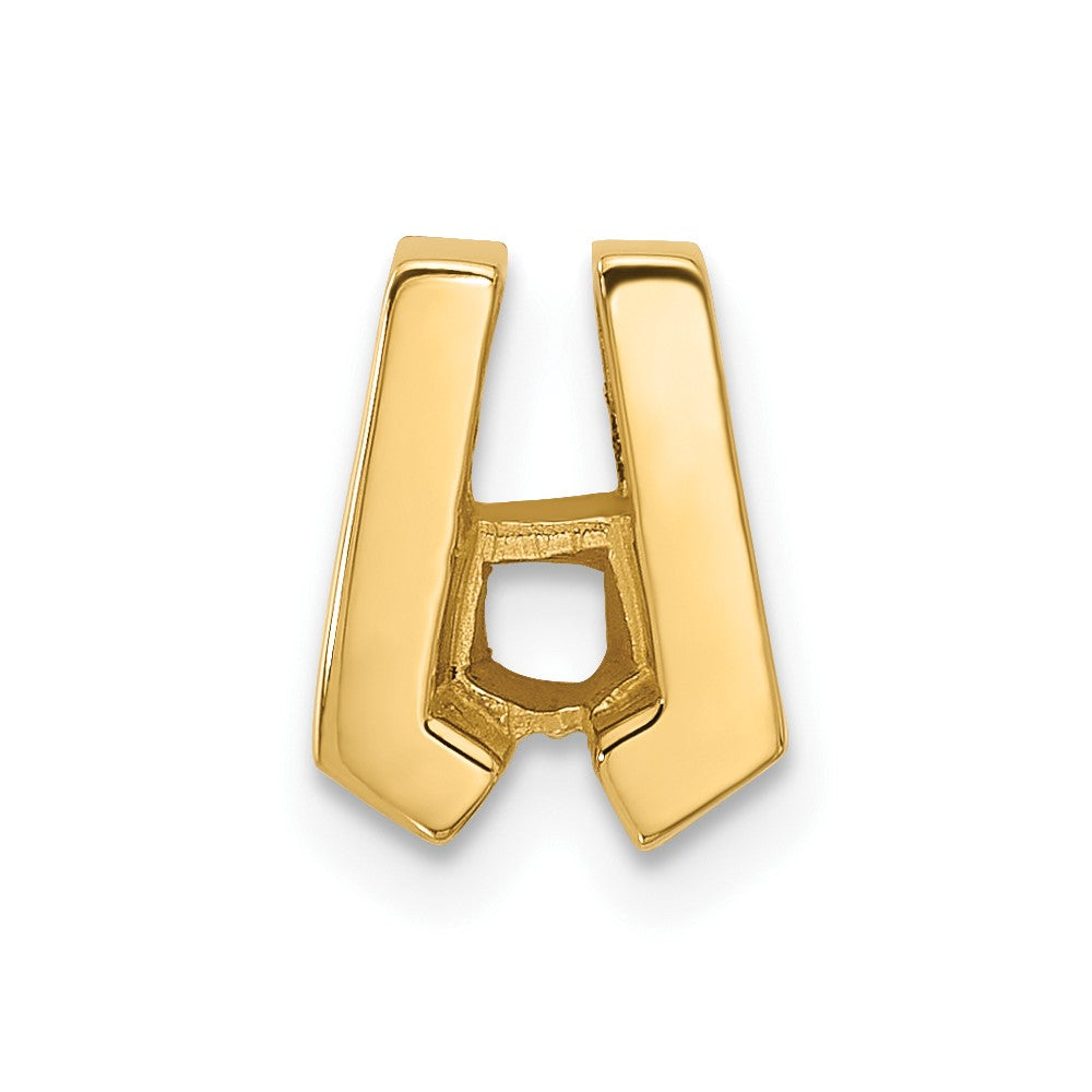14k Holds 3.75mm Stone Slide Mounting