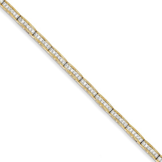 14k Diamond Bracelet