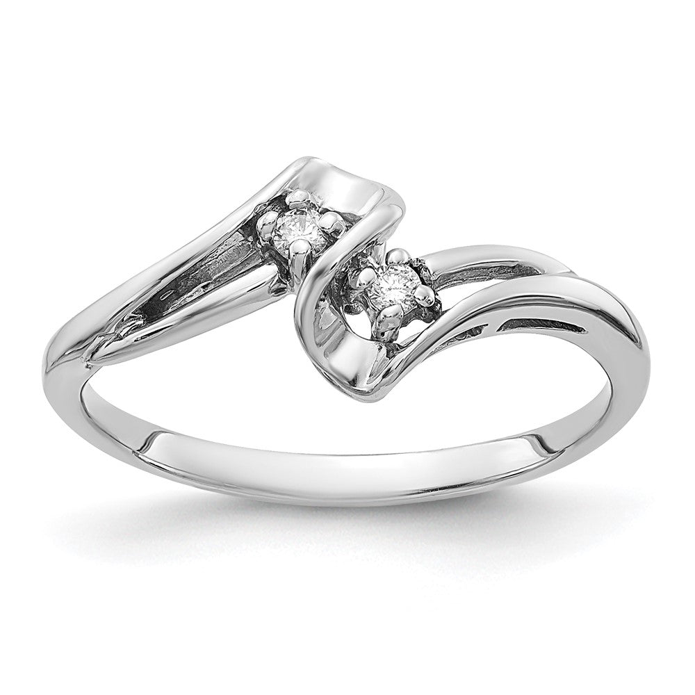 14k White Gold AAA Diamond ring