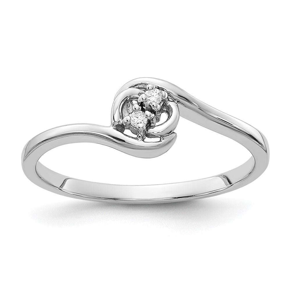 14k White Gold AAA Diamond ring