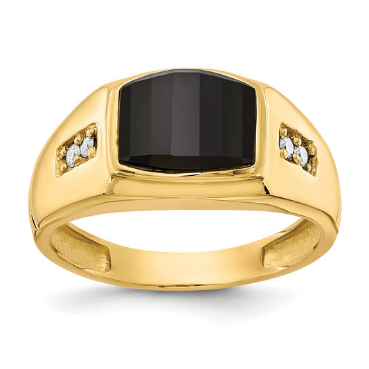 14k AA Diamond men's ring