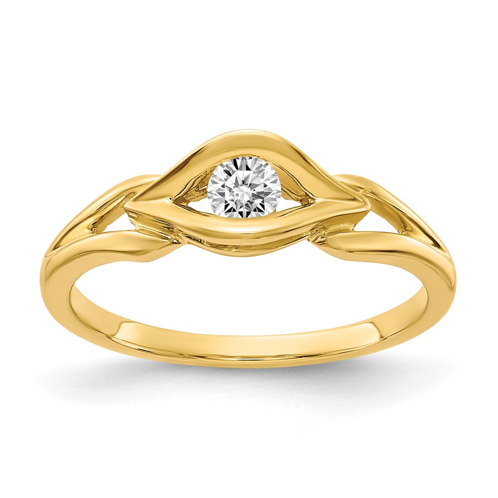 14k AAA Diamond ring