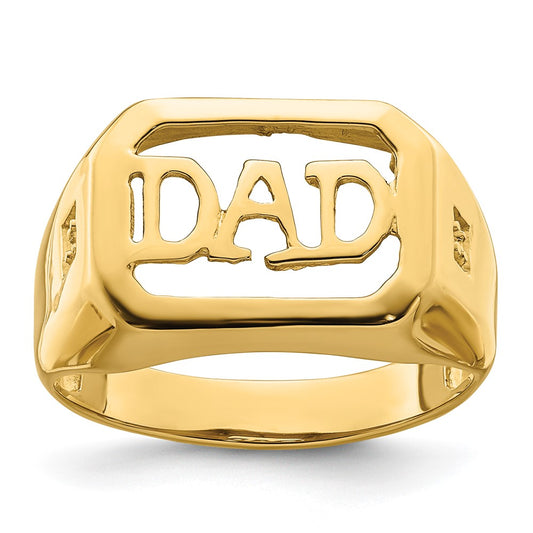 14k Dad's Ring Mounting only