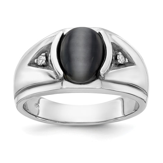 14k White Gold AA Dia Ring