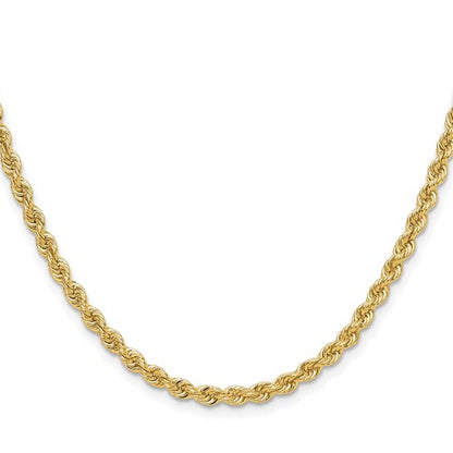 14k 3.8mm Regular Rope Chain