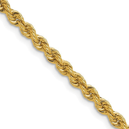 14k 3.8mm Regular Rope Chain