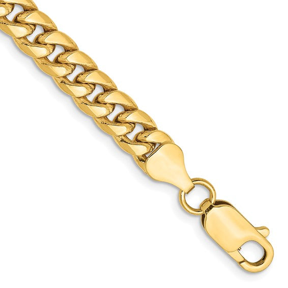 10k 6mm Semi-Solid Miami Cuban Chain