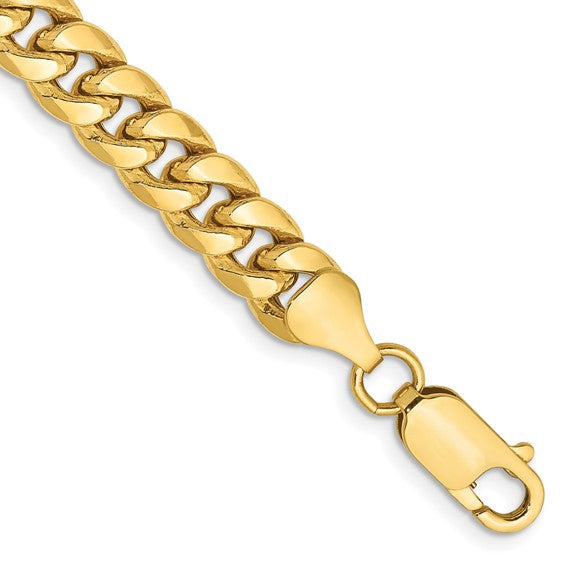 10k 6.75mm Semi-Solid Miami Cuban Chain