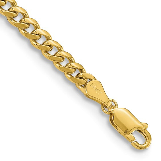 10K 4.25mm Solid Miami Cuban Chain