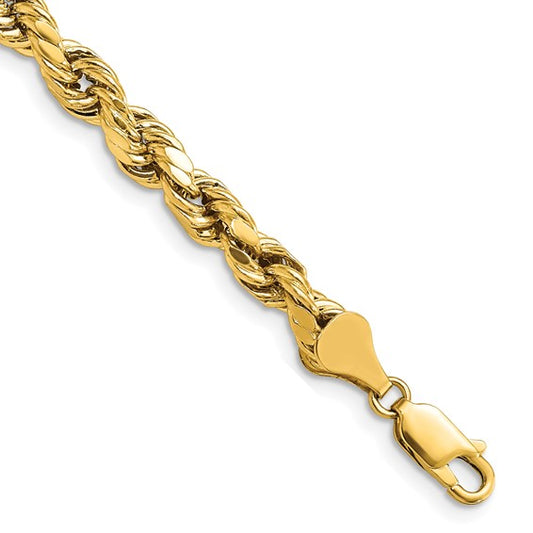 10k 5.5mm Semi-solid D/C Rope Chain