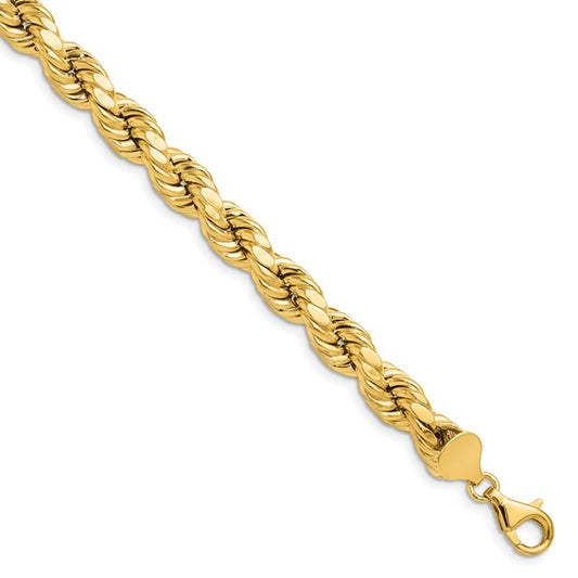 10k 8mm Semi-solid D/C Rope Chain
