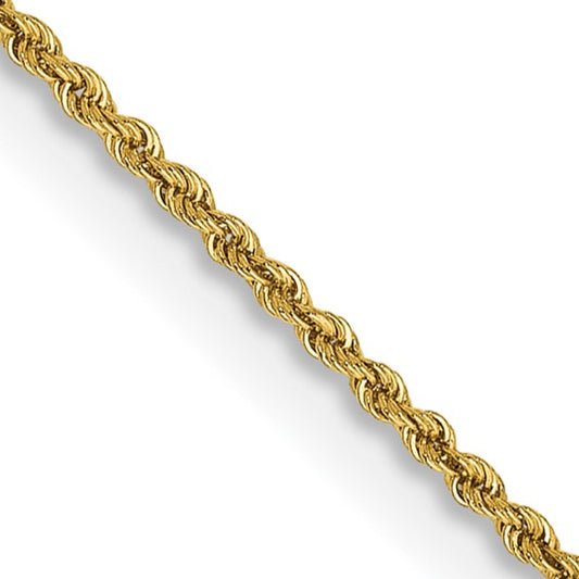 10k 1.50mm Regular Rope Chain