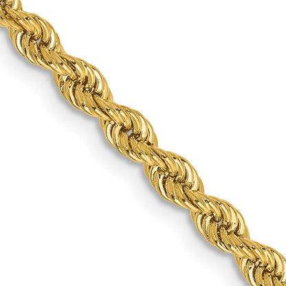 10k 2.75mm Regular Rope Chain