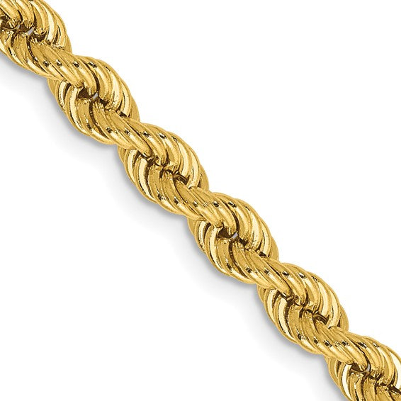 10k 4mm Regular Rope Chain