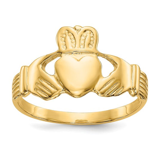 10k Men's Claddagh Ring