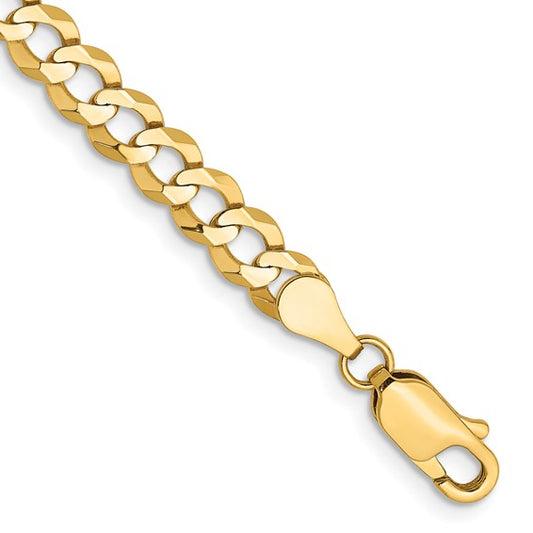 10K 4.7mm Lightweight Flat Cuban Chain