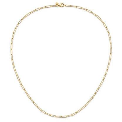 Leslie's 10K Polished Fancy Link Necklace