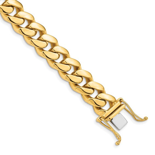 10k 10.7mm Hand-polished Miami Cuban Link Bracelet