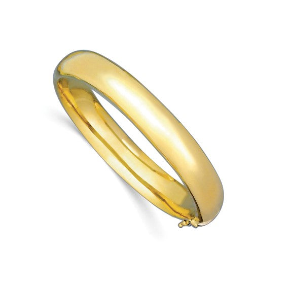 Herco 14K Polished 11.5mm Hinged Bangle