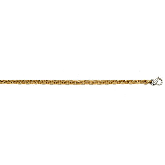 HERCO Gold Solid Oval Links