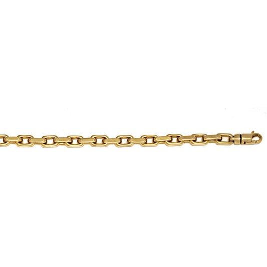 Herco 14K 6.2mm Solid Fancy Link 8.5 inch Bracelet