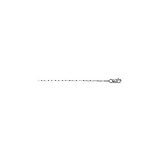 Herco 14K White Gold Oval 1.4mm