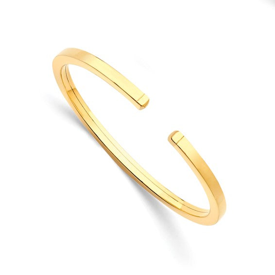 Herco 14K Polished Flexible Cuff Bangle – Gold Miner Jewelry