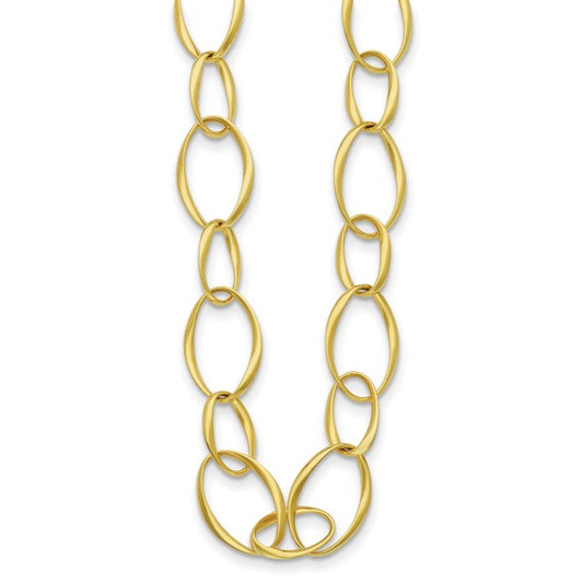 Herco 14K Gold Shiny Large Links Mixed