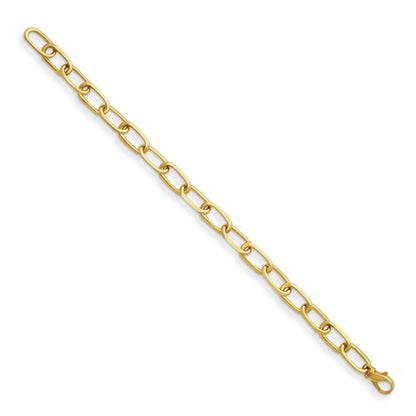 Herco 14K Gold Solid Oval Taperred 8.5mm