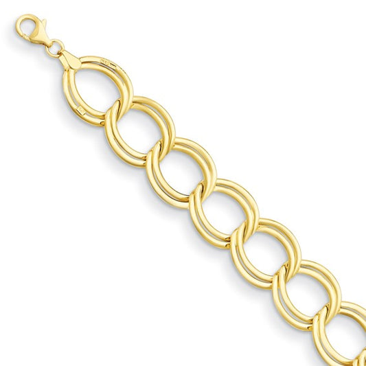 Herco 14K Gold 7.5 in Double Links