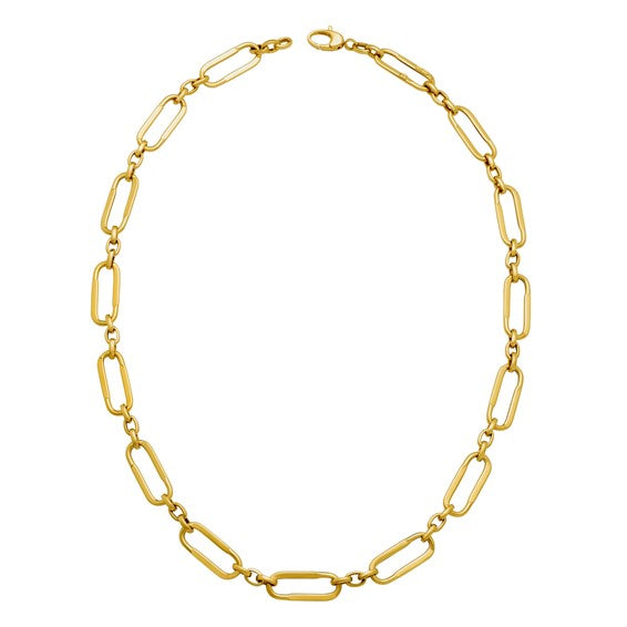 HERCO Gold Mixed Link Necklaces