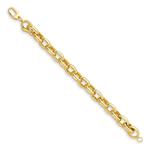 Herco 14K Gold Shiny Oval Links