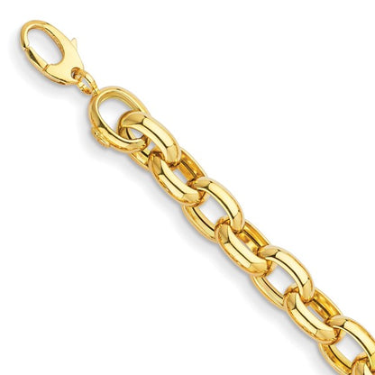 Herco 14K Gold Shiny Oval Links