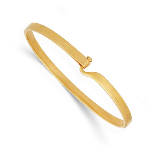 Herco 14K Polished Loop and Hook Bangle