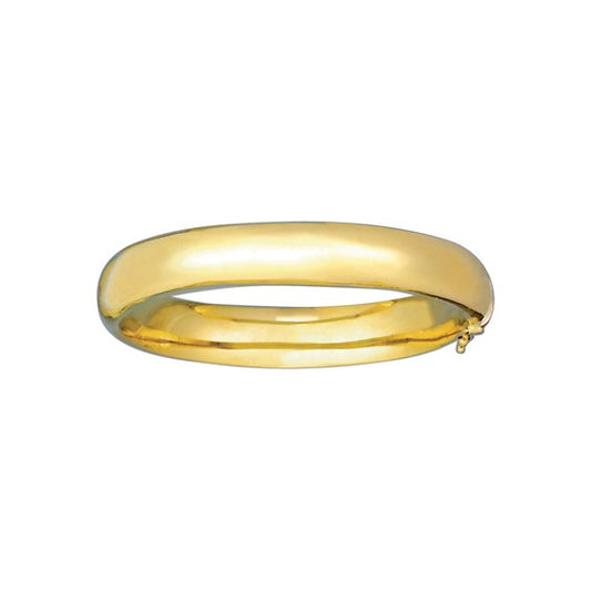 Herco 18K Polished 11.5mm Hinged Bangle