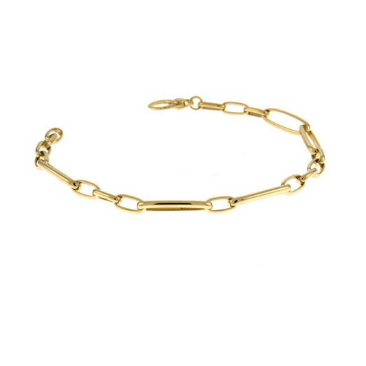 Herco 18K Gold Mixed Links