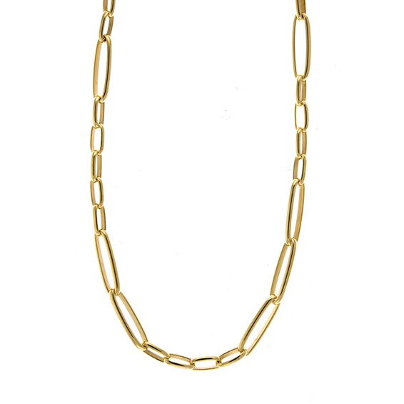 Herco 18K Gold Mixed Oval Links