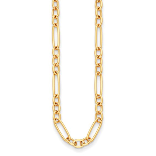 Herco 18K Gold Mixed Oval Links 6.4mm