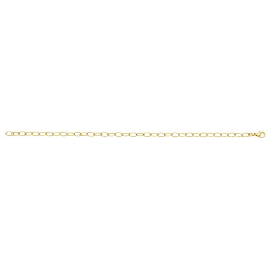 Herco 18K Gold Oval Link 4.5mm