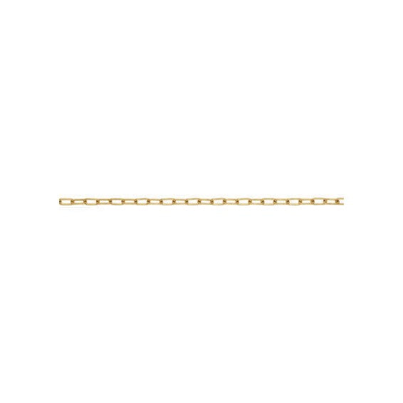 Herco 18K Gold Long Oval Links 4.5mm