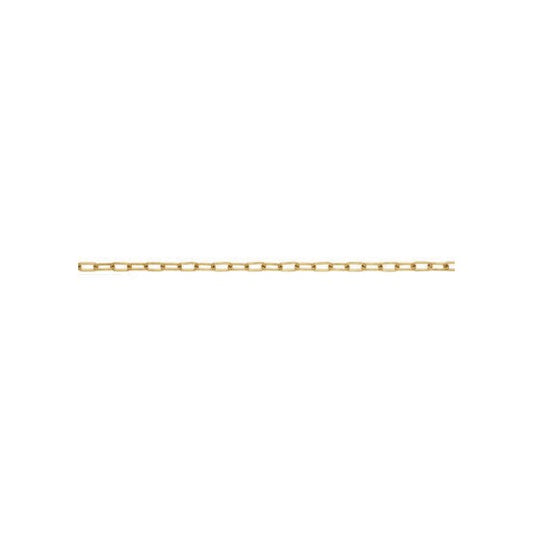 Herco 18K Gold Long Oval Links 4.5mm