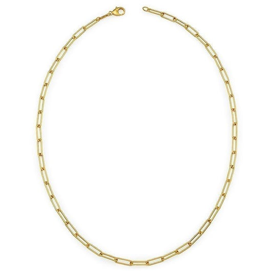 Herco 18K Gold Long Oval Links